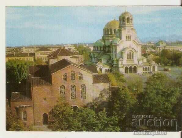 Postcard Bulgaria Sofia Church "St. Sophia" 3*