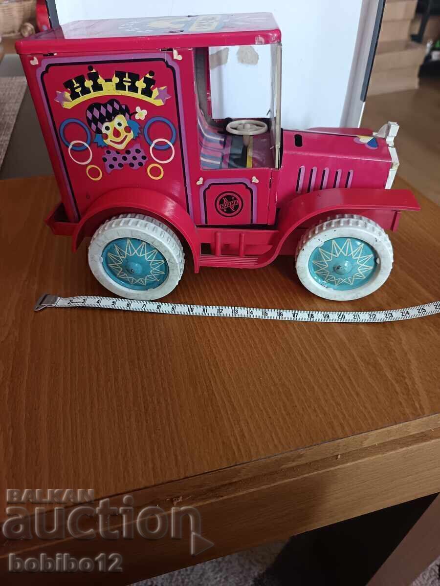 VINTAGE TOY CAR HI-HI CIRCUS TIN METAL 1970's Ussr