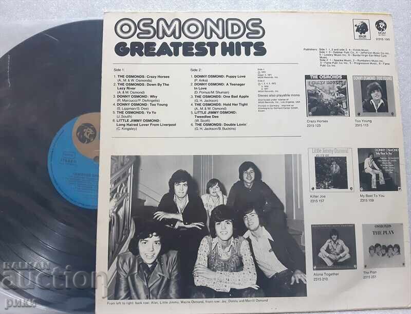 Osmonds – Greatest Hits with price 9.00 BGN | € 4.60 Osmonds – Greatest Hits with price 9.00 BGN | € 4.60