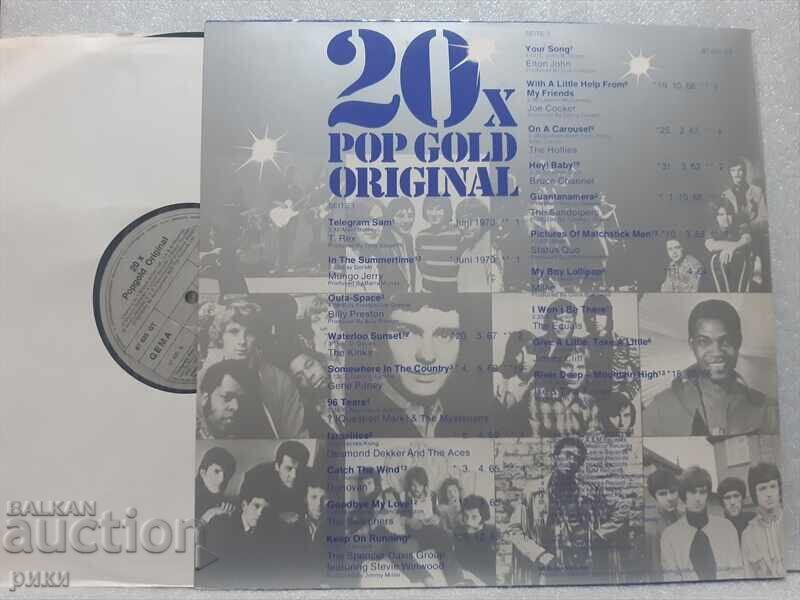 20x Pop Gold Original cu preț 18.00 BGN | € 9.20