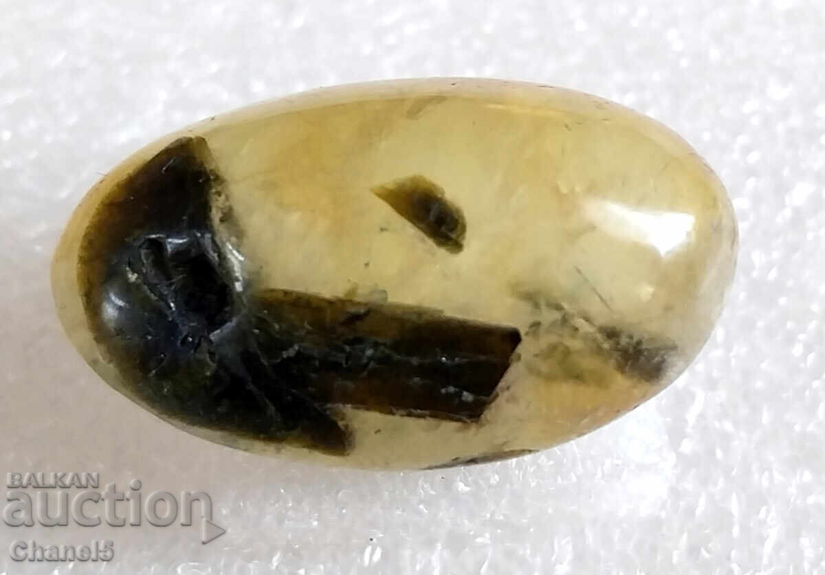 Delivery of NATURAL PRENHITE WITH TOURMALINE AND EPIDOT - 46.20 ct - (150) Delivery of NATURAL PRENHITE WITH TOURMALINE AND EPIDOT - 46.20 ct - (150)