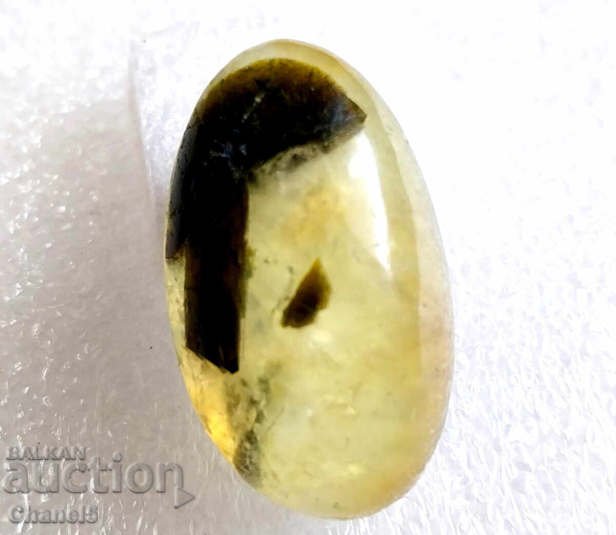 NATURAL PRENHITE WITH TOURMALINE AND EPIDOT - 46.20 ct - (150) - 5 NATURAL PRENHITE WITH TOURMALINE AND EPIDOT - 46.20 ct - (150) - 5