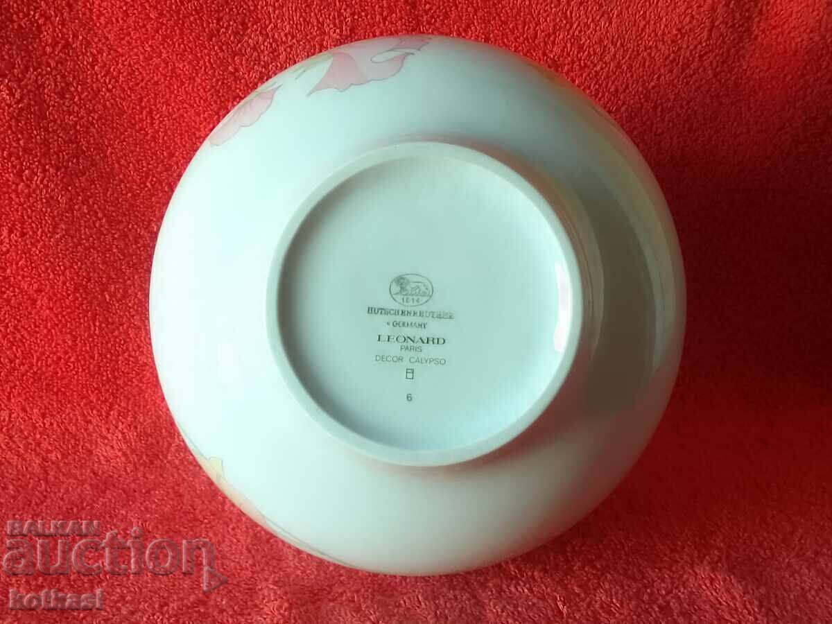 Old porcelain vase Hutschenreuther signed LEONARD PARIS - 6