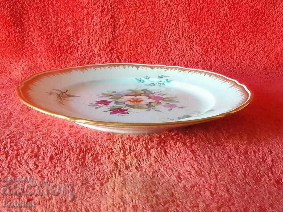 Farfurie din porțelan Manufactura Regală KPM Berlin flori aurite - 5