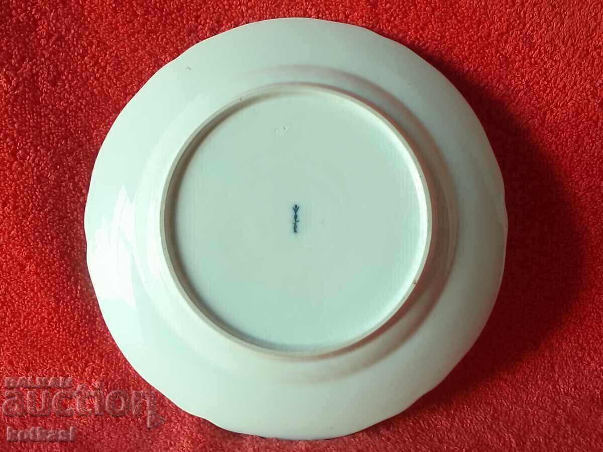 Farfurie din porțelan Manufactura Regală KPM Berlin flori aurite - 6