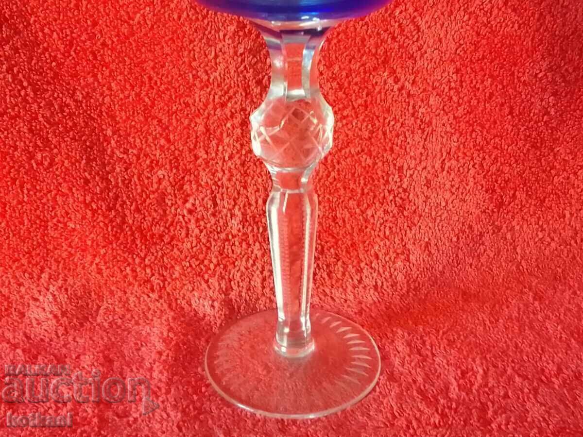 Auction Old colored solid crystal glass Germany Auction Old colored solid crystal glass Germany