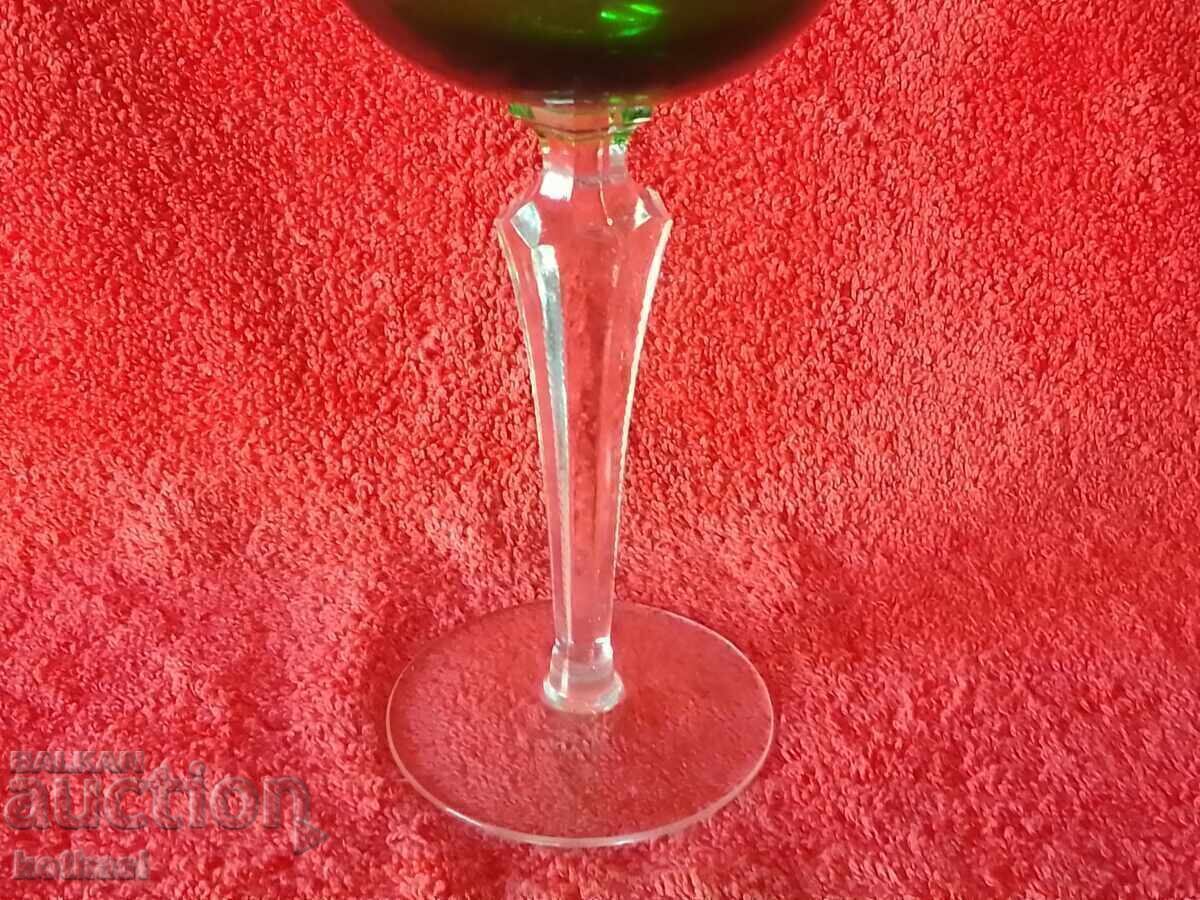 Auction Old colored solid crystal glass Germany Auction Old colored solid crystal glass Germany