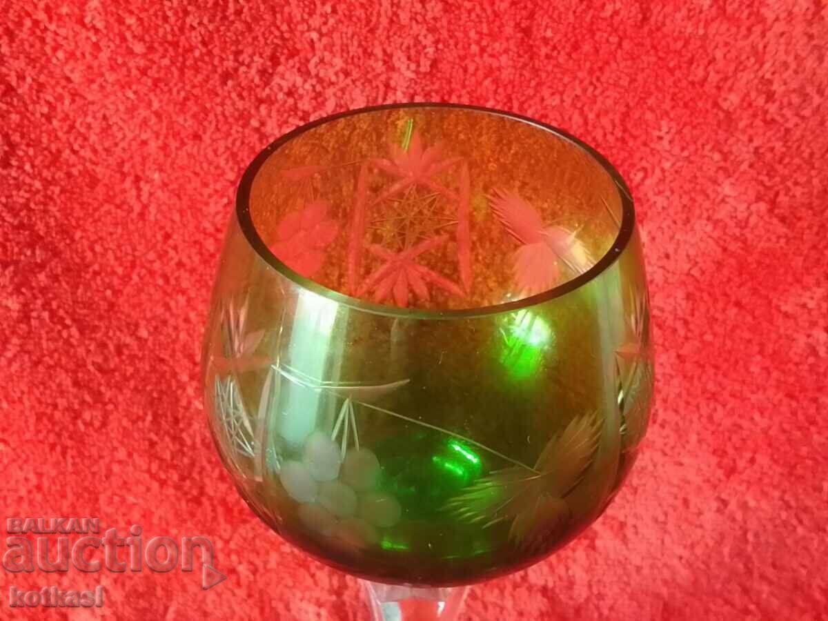 Delivery of Old colored solid crystal glass Germany Delivery of Old colored solid crystal glass Germany