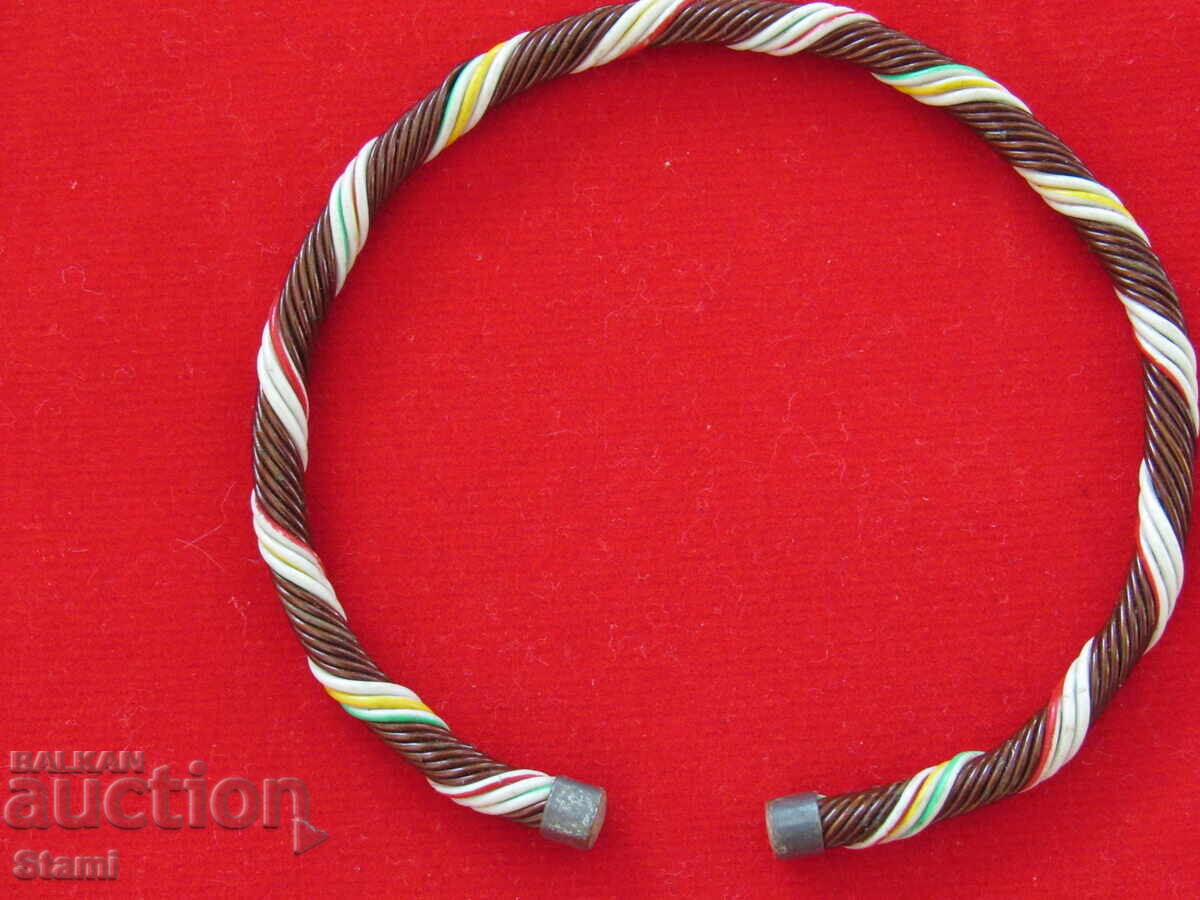 Auction Copper bracelet with pink, new price Auction Copper bracelet with pink, new price