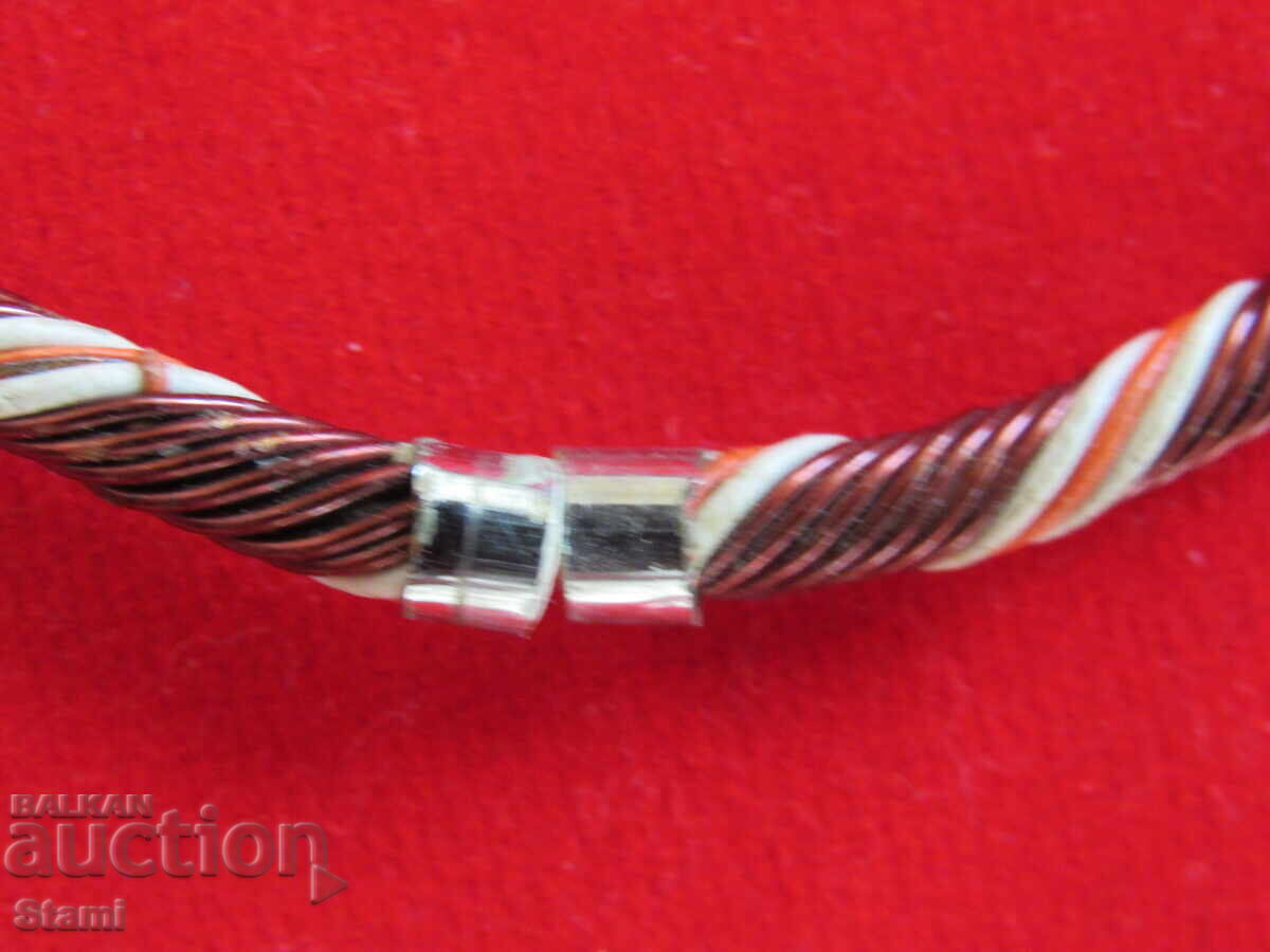 Auction Copper bracelet with pink, new price Auction Copper bracelet with pink, new price
