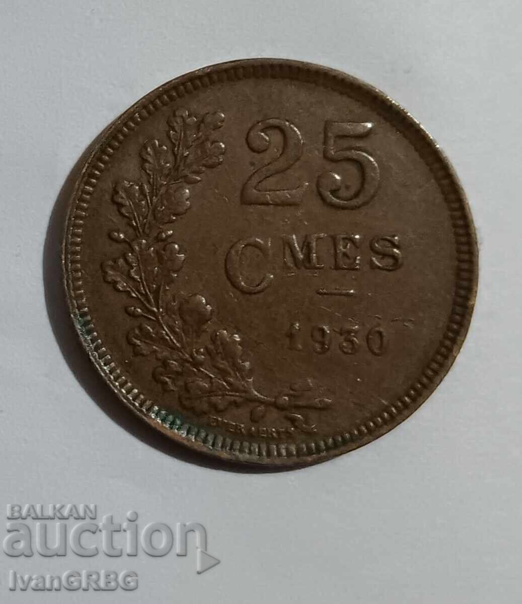 25 centimes Luxembourg 25 centimes 1930 Luxembourg 25 centimes Luxembourg 25 centimes 1930 Luxembourg