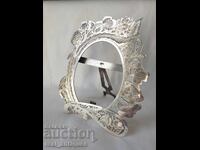 Silver photo frame