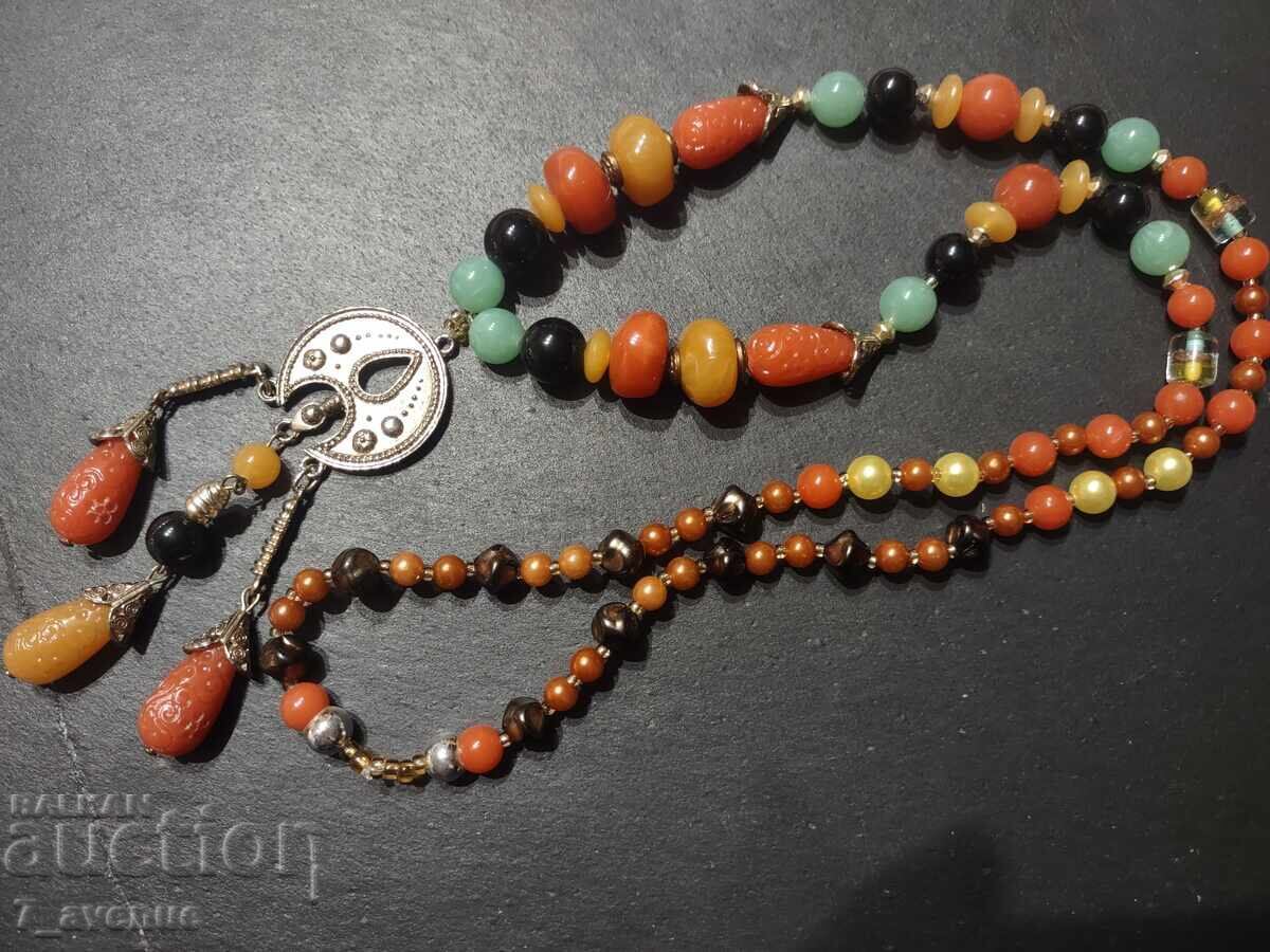 Necklace jewelry long necklace with Katalin, ethnic 24.12.24 - 6 Necklace jewelry long necklace with Katalin, ethnic 24.12.24 - 6