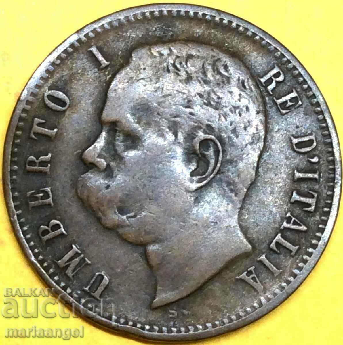 2 Centesimi 1898 Italia Regele Umberto I