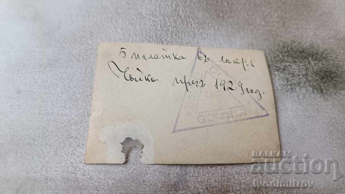 Photo Youth in front of a tent in the Chaika camp 1929 with price 3.45 BGN | € 1.76 Photo Youth in front of a tent in the Chaika camp 1929 with price 3.45 BGN | € 1.76