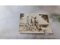 Photo Youth in front of a tent in the Chaika camp 1929