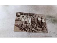 Photo Man and youth in front of a tent in the Chaika camp 1930