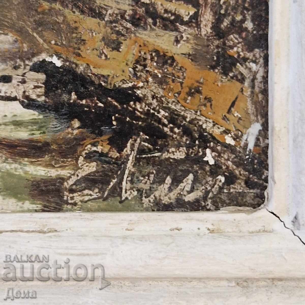 Auction Evgeni Tomov painting 1989 Auction Evgeni Tomov painting 1989