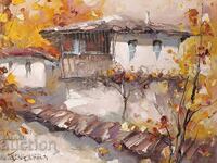 Art.Yordanov!!AUTUMN HUG/painting 50/40/certificate