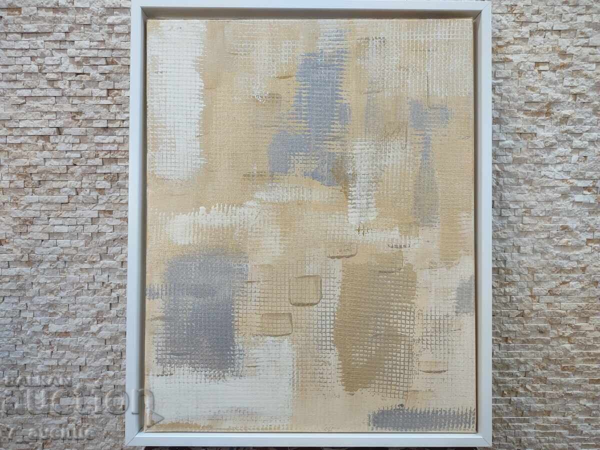 Delivery of Original painting acrylic on canvas, 40/50 cm "Essential" Delivery of Original painting acrylic on canvas, 40/50 cm "Essential"