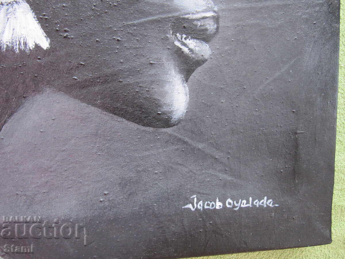 Delivery of Portrait of an African woman - oil painting - series - 1