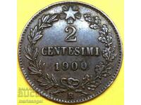 Italia 2 centesimi 1900