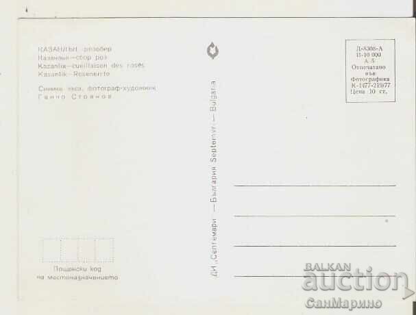 Postcard Bulgaria Kazanlak Rose Picking 1* with price 0.90 BGN | € 0.46