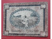 Banknote-Germany-Saxony-Grimma-10 pfennig 1918