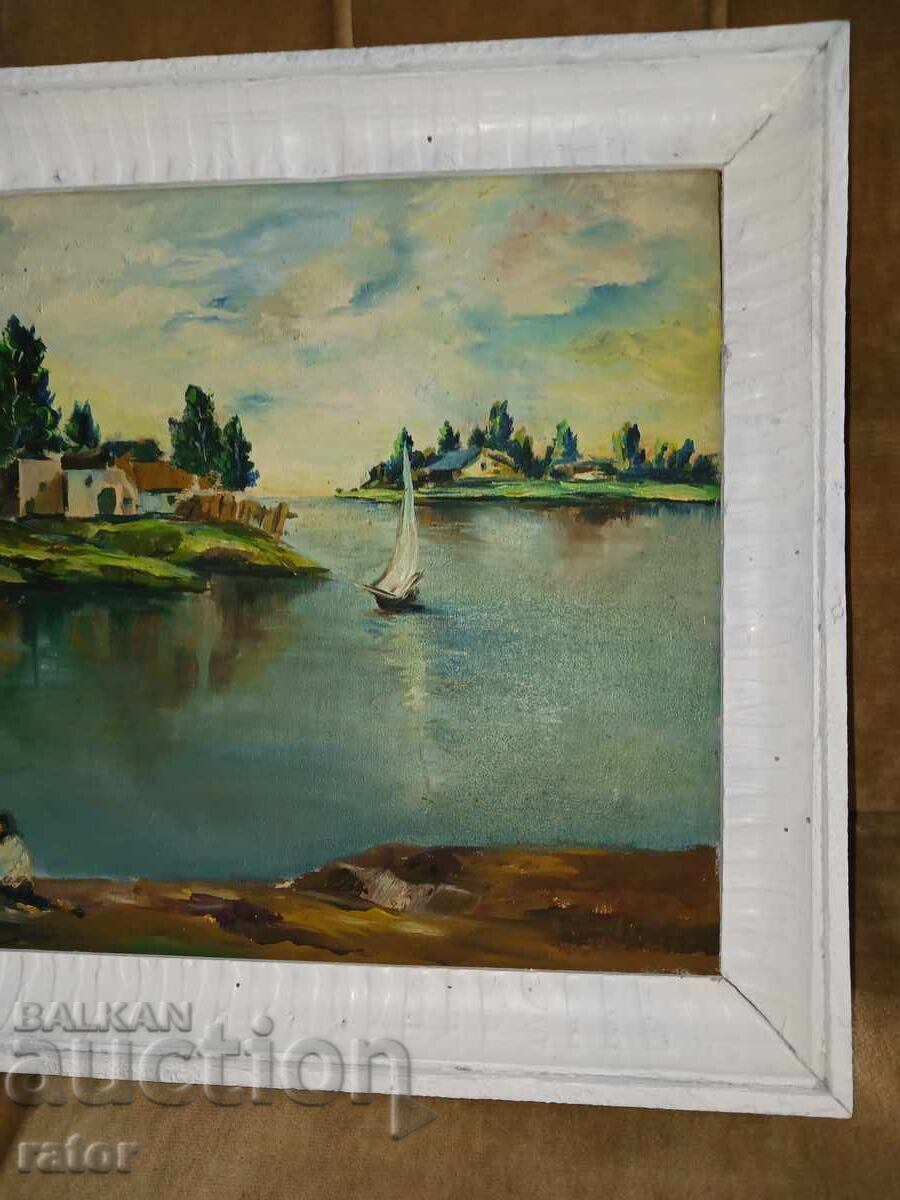 Παράδοση Παλιά εικόνα, τοπίο - λάδι, καμβάς Παράδοση Παλιά εικόνα, τοπίο - λάδι, καμβάς