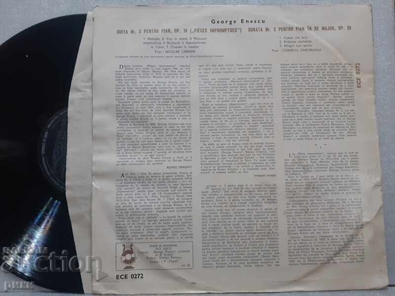 George Enescu – Sonata No. 3 Pentru Pian În D Major with price 80.00 BGN | € 40.90 George Enescu – Sonata No. 3 Pentru Pian În D Major with price 80.00 BGN | € 40.90