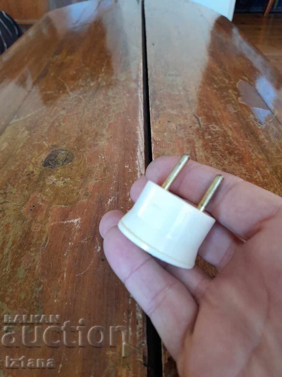 Auction  Old electrical plug