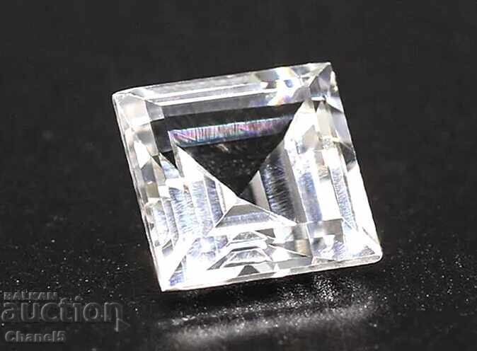 NATURAL WHITE TOPAZ - SQUARE - BRAZIL - 1.40 ct (208)