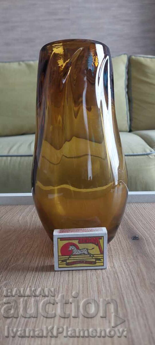 Vintage glass vase for collectors 22cm - 6 Vintage glass vase for collectors 22cm - 6