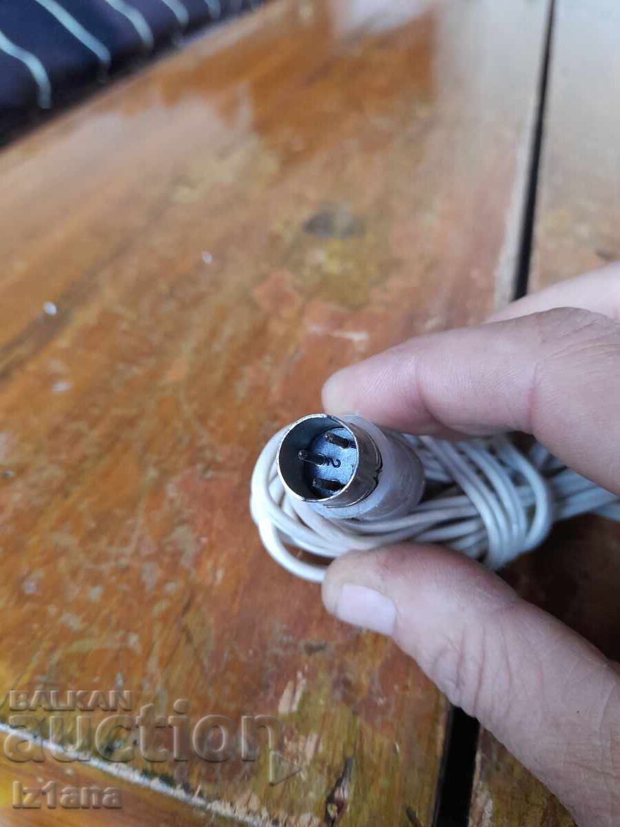 Old power cord for radio, radio receiver with price 16.00 BGN | € 8.18 Old power cord for radio, radio receiver with price 16.00 BGN | € 8.18