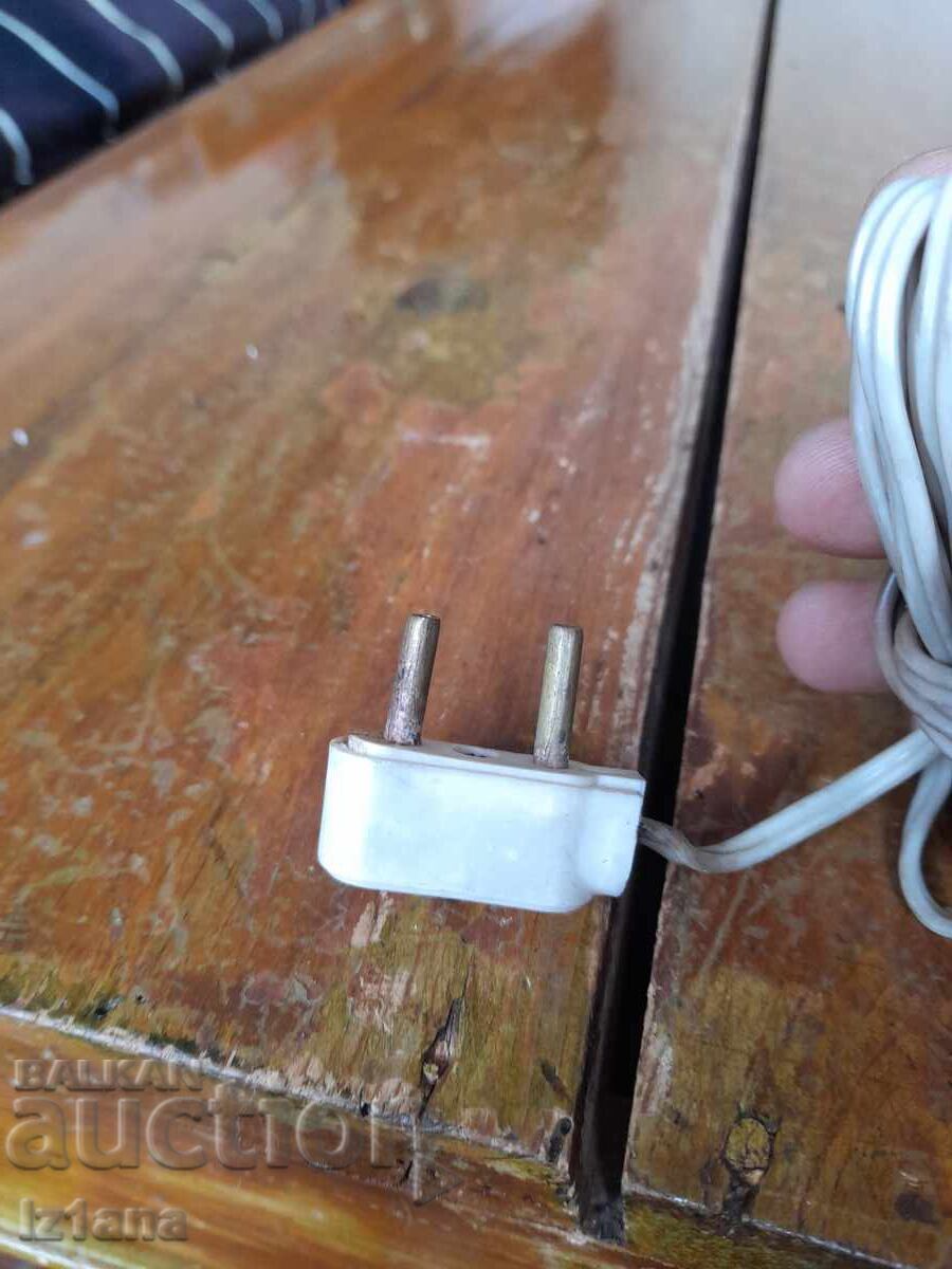 Auction Old power cord for radio, radio receiver Auction Old power cord for radio, radio receiver