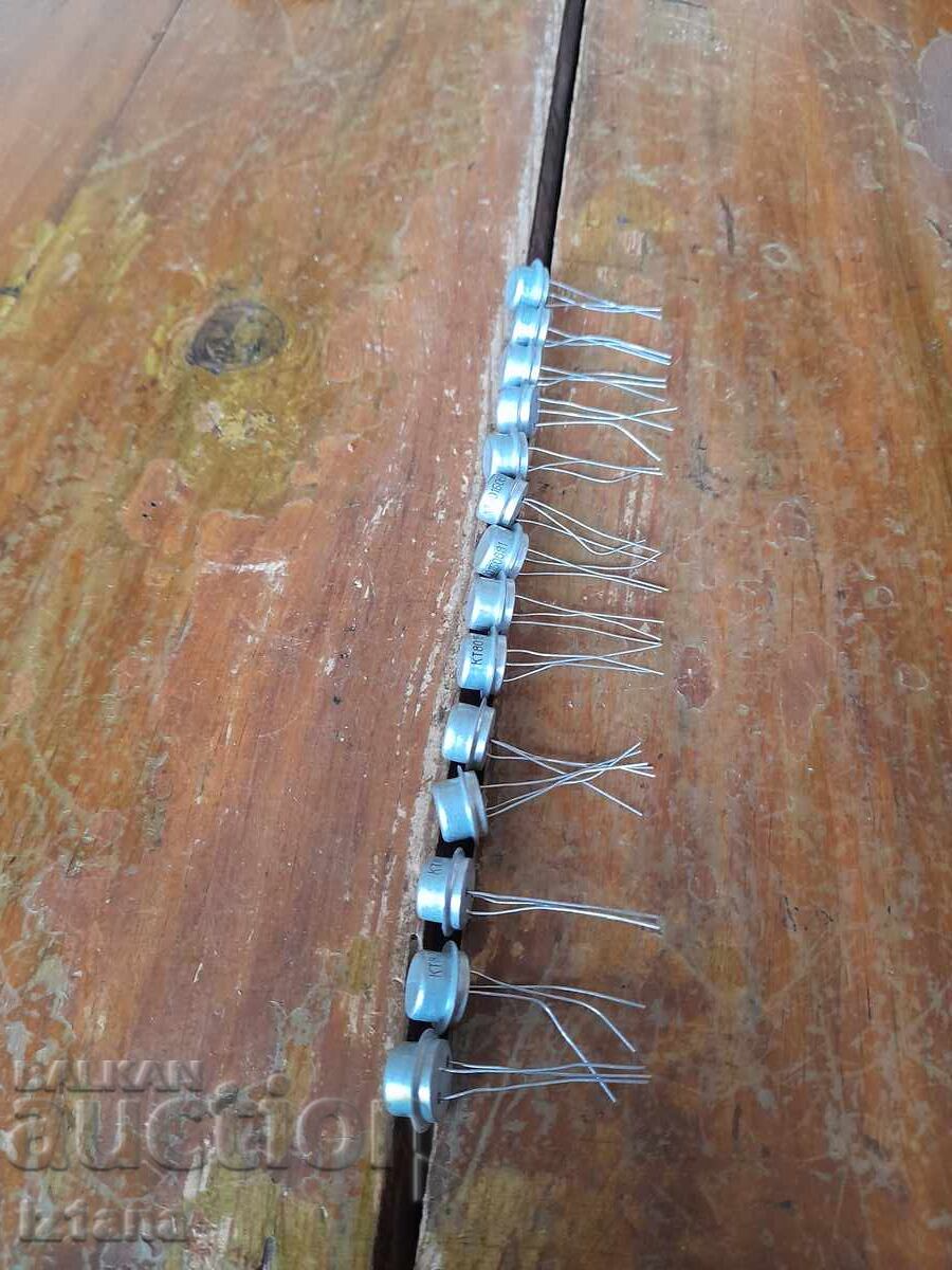 Old transistors KT801B with price 22.00 BGN | € 11.25 Old transistors KT801B with price 22.00 BGN | € 11.25