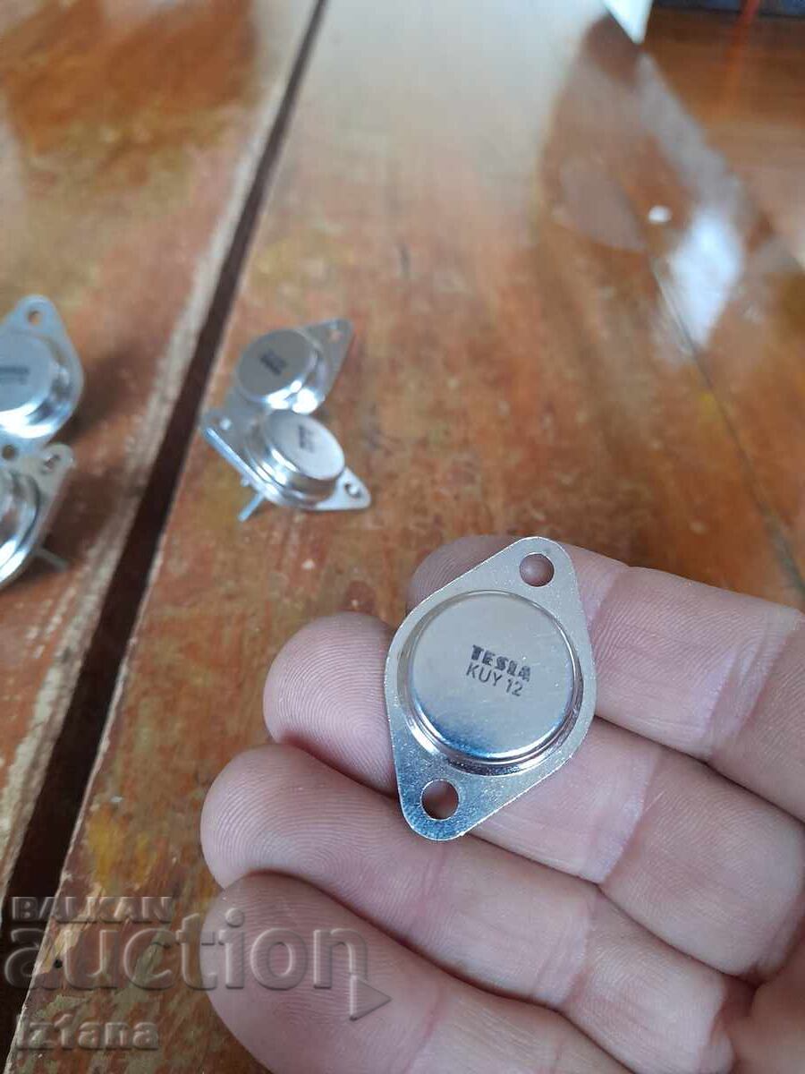 Old KUY12 Tesla transistors with price 12.00 BGN | € 6.14