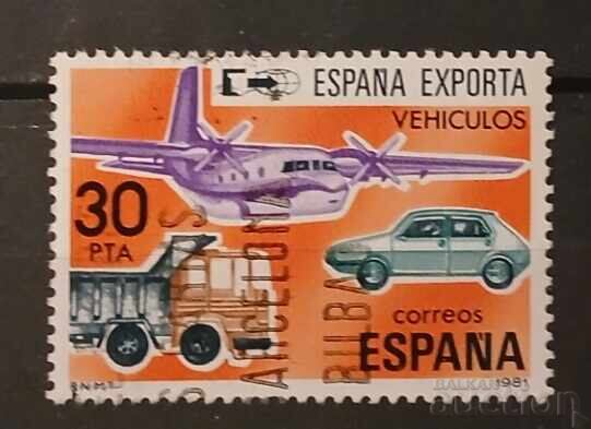 Spain 1981 Airplanes/Cars Stamp