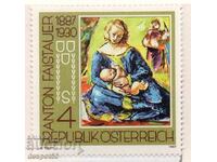 1987 Austria. 100 years from birth of Anton Feistauer - artist.