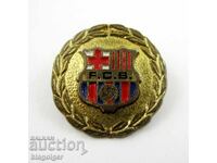 Rare sign-Old badge-Barcelona Spain-Football