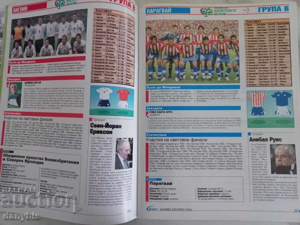 Football - World Cup 2006 Magazine with price 15.00 BGN | € 7.67