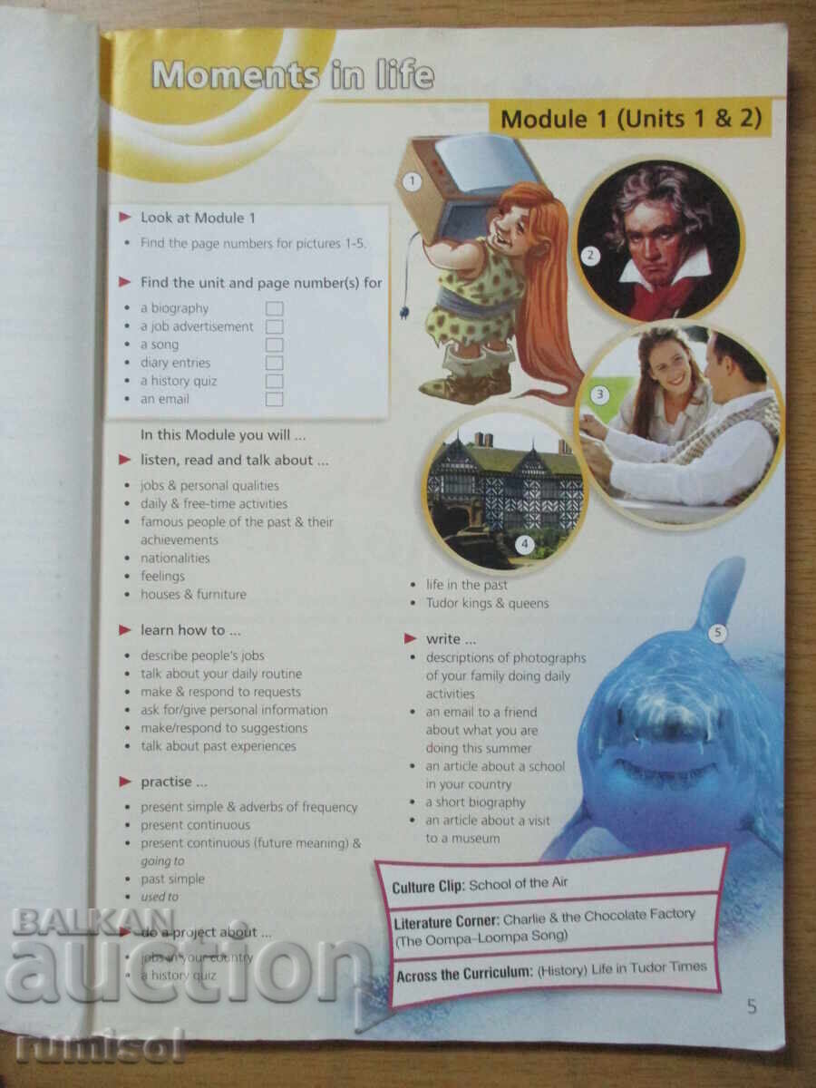 Licitație Upstream - Cartea elevului - Elementar A2, Virginia Evans