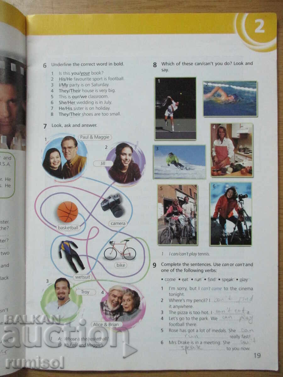 Auction  Upstream - Workbook - Beginner A1+, Virginia Evans