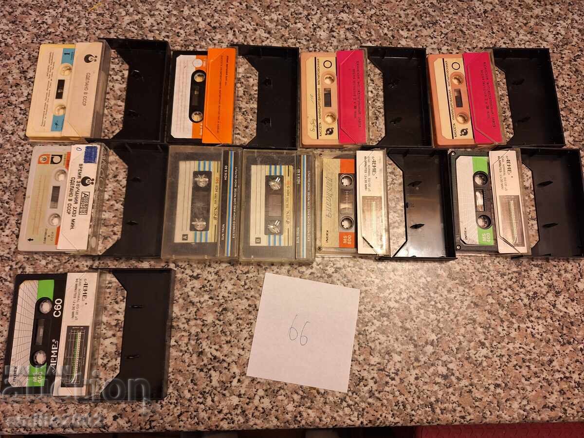 Auction Audio cassettes 10pcs 66 Auction Audio cassettes 10pcs 66