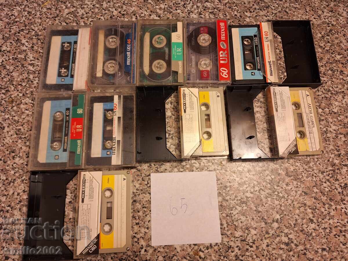 Auction Audio cassettes 10pcs 65 Auction Audio cassettes 10pcs 65