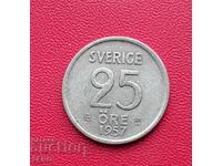 Sweden-25 yore 1957-silver