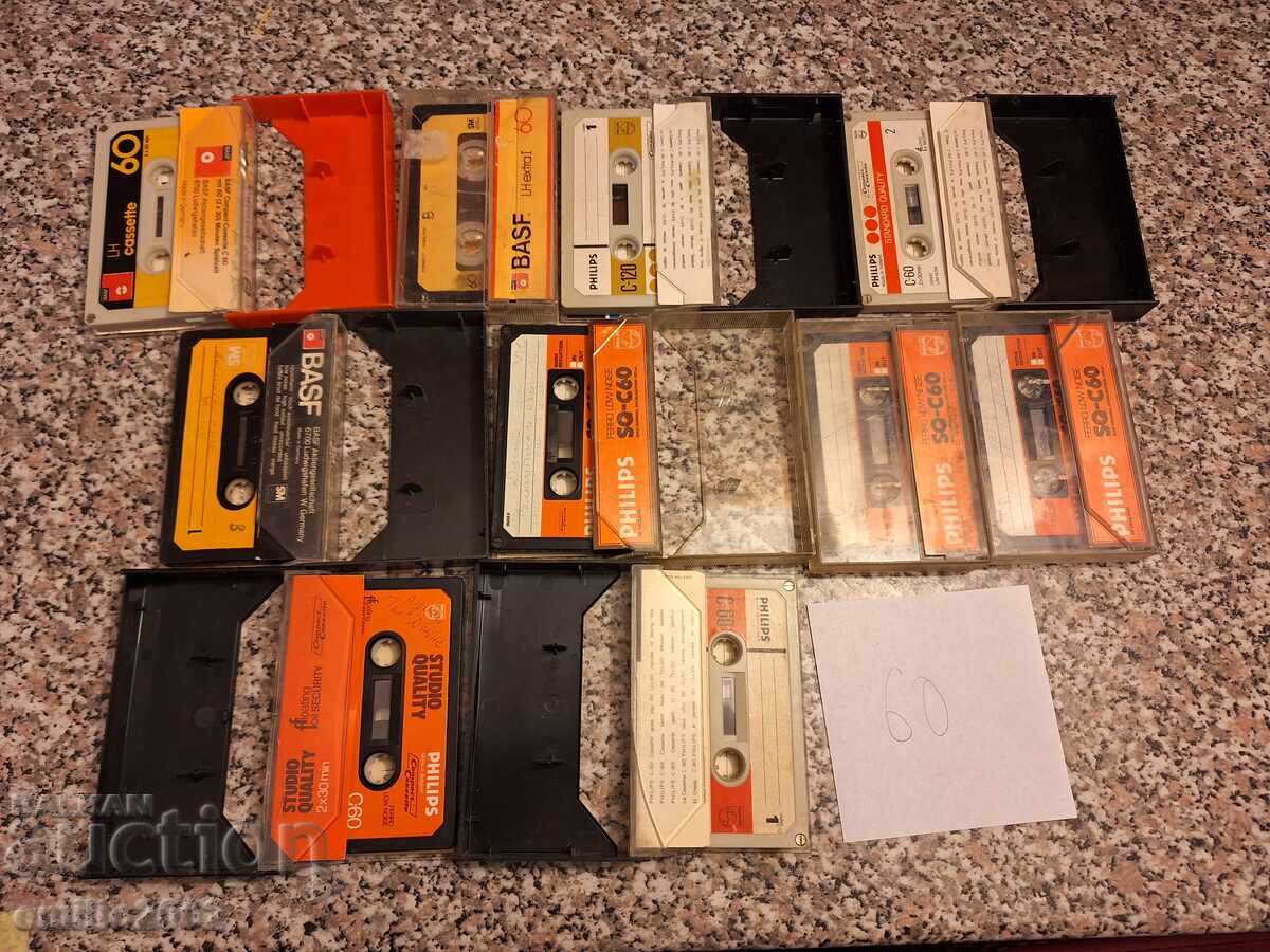 Auction  Audio cassettes 10pcs 60