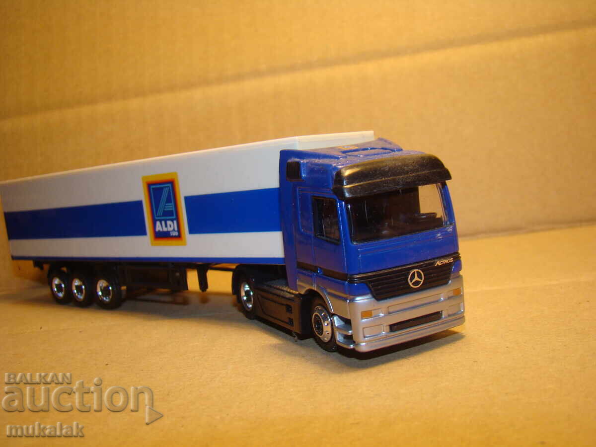Δημοπρασία SCHUCO H0 1/87 MERCEDES ACTROS TRUCK TIR MODEL TROLLEY