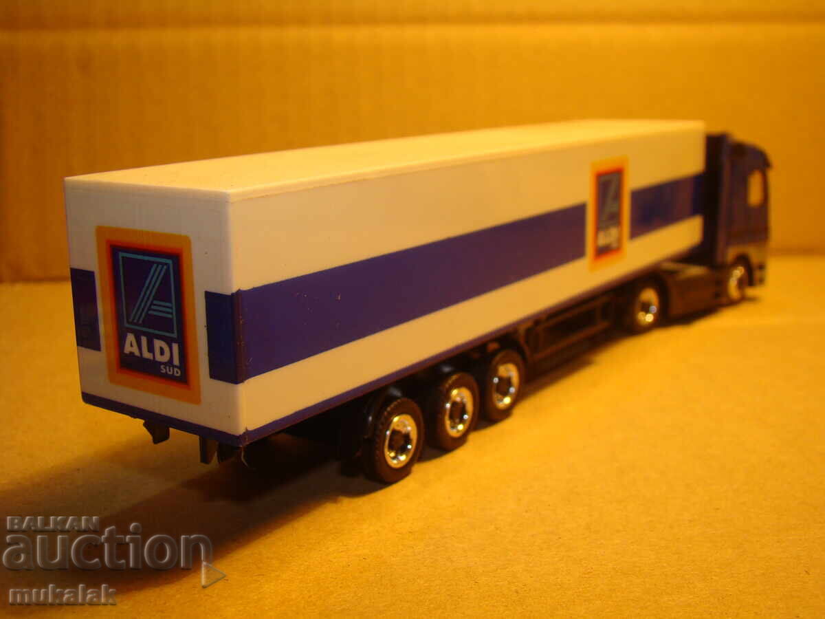 SCHUCO H0 1/87 MERCEDES ACTROS TRUCK TIR MODEL TROLLEY - 5