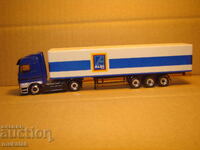 SCHUCO H0 1/87 MERCEDES ACTROS TRUCK TIR MODEL TROLLEY